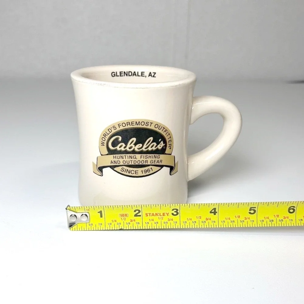Cabela's Hunting Fishing Heavy Collectable‎ Diner coffee Glendale AZ Retro Mug